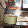 179600257 CAIXA PARA PÃO COM TÁBUA DE CORTE BRANCO LEITE TIERRA GUZZINI GU179600257