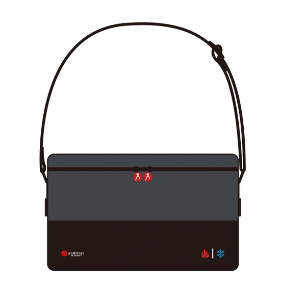 A-1635 SACO TÉRMICO L SPLIT GREY & BLACK LES ARTISTES VIANAINOX A-1635 SACO TÉRMICO L SPLIT GREY & BLACK LES ARTISTES