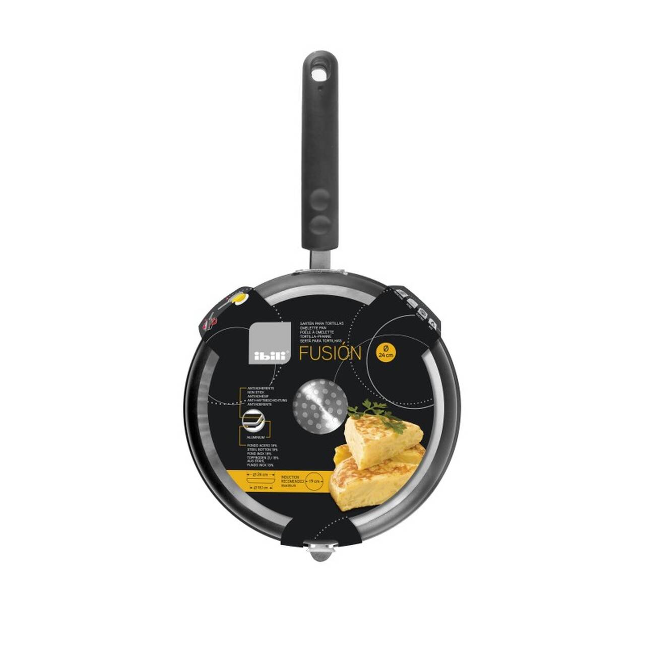 451320 FRIGIDEIRA P TORTILHA 20 CM FUSION IBILI VIANAINOX